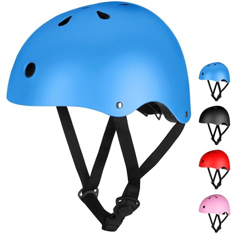 tadpole Kids Helmet, Kids Bike Helmet Age 3-13, Adjustable Helmet 50-58cm | Lightweight Cycle Helmet for Boys Girls, Safety Children Helmet,Multi-Sport Helmet for Bicycle Scooter Skating Cycling