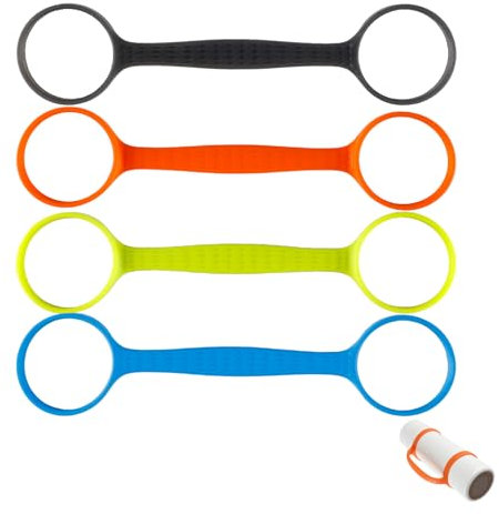 Water Bottle Handle, Silicone Water Bottle Strap Carrier Grip, Soft Band Water Bottle Holder Makes Any Bottle Handheld for Bike, Gym or Jogging