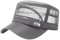 crazy bean Trucker Cap mit Netz Herren Damen Army Military Cap Einstellbar Belüftet Baseball Caps Vintage Basecap Kappe Hut Sommermütze Golf Tennis Visor Mütze,Dunkelgrau
