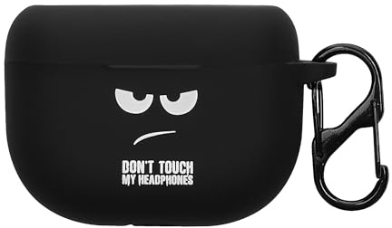 kwmobile Hülle kompatibel mit Jabra Elite 8 Active Hülle - Silikon Kopfhörer Schutzhülle Case Cover Weiß Schwarz Schwarz