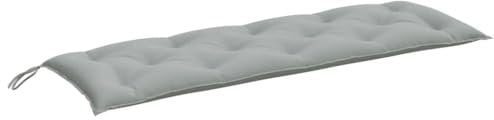 vidaXL Gartenbank-Auflage Melange Hellgrau 150x50x7 cm Stoff