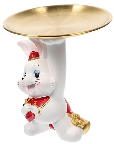 SOIMISS Ablagefach hasenförmchen schreintischorganizer tapasschalen jewel case Tischdekoration für den Eingangsbereich fröhlicher Ringteller fröhliche Schmuckschale Desktop schmücken Harz