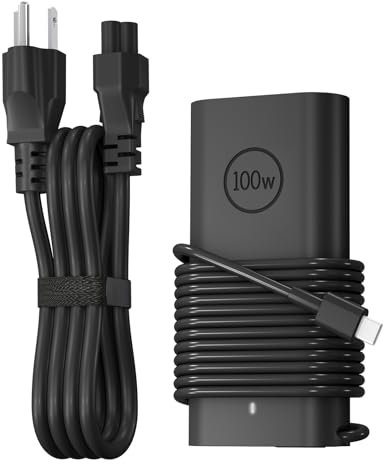 YURCIPWE Chargeur pour ordinateur portable 100 W USB C Type C Gan compatible avec Dell Precision 3580 3580 3580 3581 5680, Latitude 7640 7640 7340 5440 5540 9440 5340, Inspiron 14 16 5000 70000 54300