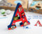 Little Crafty Bees Kids Paint Your own Superhero Wooden Letter | Paint Your own Initial | Kids Superhero Craft | Party Favour | Boy Birthday Gift | Creative Child Gift (J)