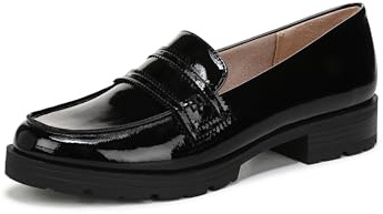 LifeStride Women's London Loafer Black Patent 11 W