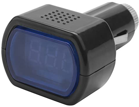 Fozriybefy 12-24V LED Zigarettenanzuender KFZ Batterie Tester Spannungsanzeige Voltmeter