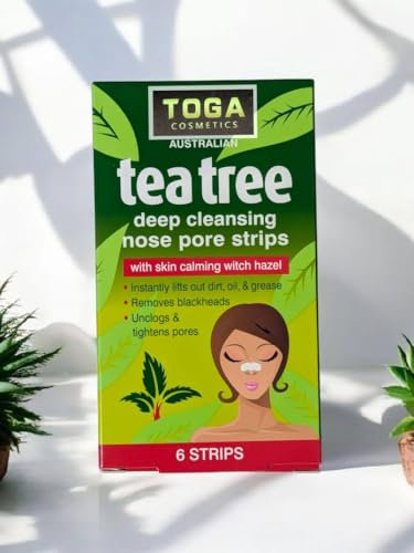 Tea Tree Deep Cleansing Nose Pore Strips - 6 strips