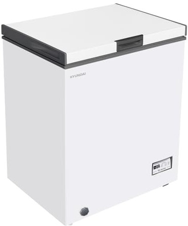 Hyundai Congelador Horizontal Blanco HCH1500EDC. Capacidad 142 Litros, Dual Cooling, 4 Star, Modo Super Congelación, Tecnología Cíclica, Puerta Abatible, 1 Cesta, Bajo nivel Sonoro