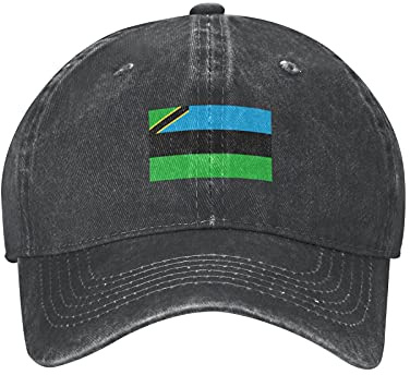 Bandiera di Zanzibar Donna Uomini Tappo Sportivo Regolabile Cappellini da Baseball Traspirante Cappello da Sole Cappelli da papà per Estivo Caccia Che Corre