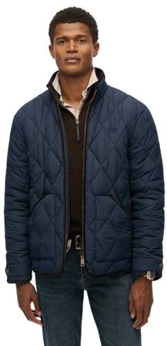 Superdry Quilted Estate Liner Jacket XL Blue