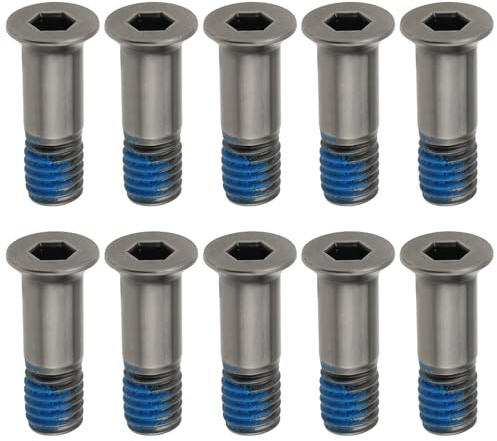 Briny River 10 Pcs Tornillos M5×15.8 para Poleas de Cambio de Bicicleta Tornillos Guía para Ruedas