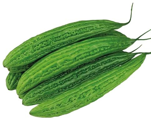 Frische Chinesische Bittergurke 1kg Chinese Bitter Melon - Asiatisches Gemüse | Ideal für Wok, Suppen, Pfannengerichte & Traditionelle Küche mit Kajal Sticker