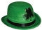 Karneval Klamotten Kostüm Melone St. Patrick mit Kleeblatt Zubehör Hut Karneval