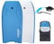 Thurso SURF 42 Zoll Bodyboard für Strand und Pool – Leichtes PE-Core mit IXPE-Deck, HDPE-Boden und FRP-Stringern | Hochleistungs-Bodyboard inkl. Doppel-Dreh-Surfleine und Tasche (Blitz Azurblau)