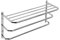 Croydex QM261841 Porte-Serviettes Mural en Acier Doux chromé avec Rails supplémentaires 21,5 x 63 x 30 cm