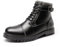 Bruno Marc Stivali da Uomo Chukka Stivale Vintage Oxford Uomo Stivali da Lace-Up Casual Motociclista Uomo,Size 39.5,Nero,ENGLE-05