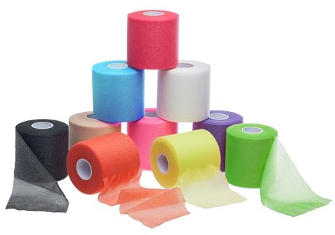 ZiATEC Power Underwrap - Unterverband aus Schaumstoff | Elastische-Binde zur Haarfixierung, Tapeschutz in viele Farben, Farbe:türkis