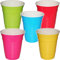 alles-meine.de GmbH 1 Stück großer__ 3 in 1 - Becher - Trinkbecher/Zahnputzbecher/Malbecher - Einweg & Papp - Optik - Knick & Knitterbecher - bunter Farbmix - 440 ml -..