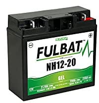 Fulbat - Rasenmäher Batterie/Gel Motorradbatterie NH1220/SLA12-20 12V 20Ah -