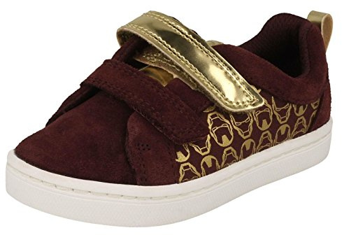 Clarks Boys Casual Shoes City Hero Lo - Red Suede - UK Size 5.5G - EU Size 22 - US Size 6W