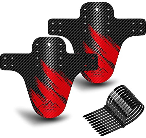 NICEDACK Schutzbleche Mountainbike,Mountainbike Spritzschutz, MTB Vordere und Hintere Kompatible Mudguard,Fahrrad Zubehör MTB Mud Guard Fit 20 26 27 27.5 29 Zoll Fat Bike