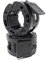 Clout Fitness Olympic Barbell Clamps Collars Quick Release Pair Weight Clips for 2 inch Barbell Black