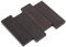Alomejor 4pcs DIY Cuchillo Escalas Madera para Hacer Cuchillos Ébano Accesorios para Instrumentos Musicales 120 x 40 x 10 mm