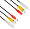Keple Cavo BNC, RCA, DC CCTV, cavo di alimentazione audio video, filo di coassiale per il sistema di sicurezza CCTV DVR, Connettori (2x BNC femmina, 2x RCA maschio, 2x DC 2.1mm maschio a femmina) 10m