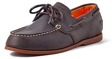 Timberland Men's TB0A29YG9311 Cedar Bay 2 Eye Boat Shoe Boat Shoes, Dk Brown Full Grain(Grain 01), 7 UK