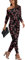 YUNDAI Womens Jumpsuits One Piece Casual Off Shoulder Playsuit Long Sleeve Overalls Elastic Waist Stretchy Romper with Pockets XX-Large,Gypsophila Black