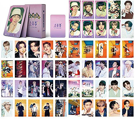 Bangtan Boys LOMO Karten 2021 Butteralbum Karten Bangangangboys Mini-Postkarten Jin Suga V RM Jungkook Jimin Karten Fotokarten-Set Butter (Sowoozoo)
