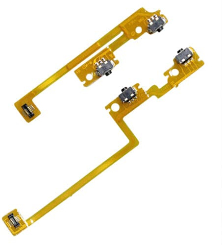 Huasheng Suda Botón de disparo de hombro izquierdo y derecho, cable flexible L/R ZL/ZR Flex de repuesto para Nintendo New 3DS XL LL Repair L/R Botón de interruptor