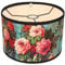 CLISPEED Vintage Lampenschirm Abdeckung Blumenmuster Lampenschild Dekorative Trommellampe Abdeckung E27 Clip auf Hellfarbenen Farbton Home Lighting Accessoires Bunt