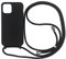 Ququcheng Kompatibel mit iPhone 13 Pro(6.1) Hülle,Handykette Hülle Silikon Seil Necklace Handyhülle mit Kordel Tasche TPU Bumper Schutzhülle für iPhone 13 Pro(6.1)-Schwarz