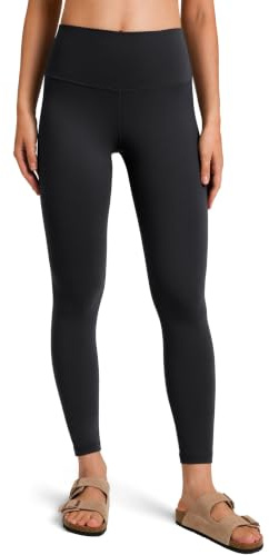 Colorfulkoala Dreamlux Leggings Damen 7/8 Yogahose, Schwarz, L