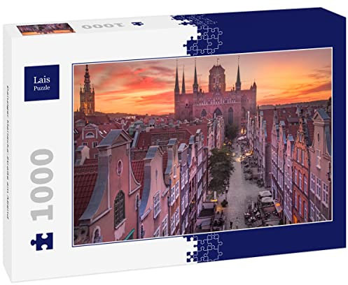 Lais Puzzle Danziger Mariacka-Straße am Abend 1000 Teile