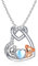 YAFEINI Koala Anhänger Kette für Damen 925 Sterling Silber Koala Herz Halskette Geburtstag Koala Schmuck Geschenke für Mama Tochter Schwestern (Koala Kette)