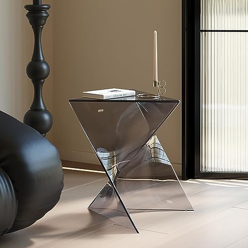 Yqyc Acryl Beistelltisch/Beistelltische, Sofa Coutstische, Moderner Acryl Nachttische Für Wohnzimmer, Schlafzimmer, Badezimmer (Color : B)