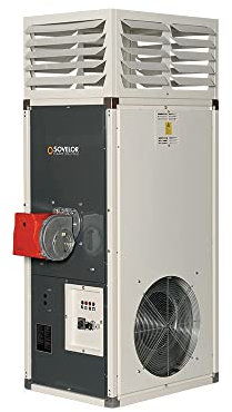 Chauffage au fuel Sovelor SP30 fixe à combustion indirecte 27,55kW débit d'air 2700m3/h