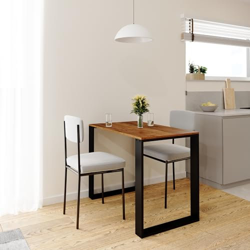 AKKE Esstisch Küchentisch Esszimmertisch Antike Eiche 60x60cm