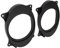 6X9 To 6.5 Speaker Adapter 6X9 Speaker Adapter Black Abs 2Pcs 6.5Inch Black Door Speaker Adapter Spacers With 2 Wire Harness Replacement For Levin (6X9)