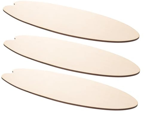 TOPBATHY 3St Surfbrett-Wandbehang unfertiges Surfbrett Rohlinge für Surfbretter aus Holz surfbrett kinder surfboard kinder Wohnkultur Vintage- hängendes Ornament Strandhaus