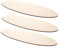 TOPBATHY 3St Surfbrett-Wandbehang unfertiges Surfbrett Rohlinge für Surfbretter aus Holz surfbrett kinder surfboard kinder Wohnkultur Vintage- hängendes Ornament Strandhaus