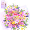 YianHien Biglietto Auguri Compleanno Pop Up, Romantico Fiori Rosa Ornamentale, Biglietto Regalo di Buon Compleanno con Busta, Perfetto Biglietto di Ringraziamento per Madre, Moglie, Fidanzata