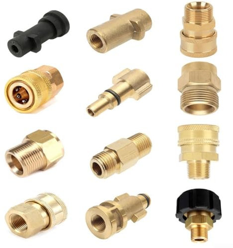 Complete Package High Pressure Car Washer Hose Fitting Adapter for Various Applications (#1)