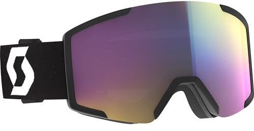 Scott Unisex Shield Skibrille, mineral black-white, OneSize