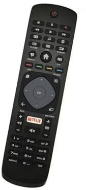 azurano Fernbedienung für Philips 996596003606 für - 32PFS5362, 49PUS610112, 65PUS6262 ... LCD LED 3D HD Smart TVs