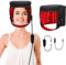 oiakus LED-Rotlicht-Therapiehut Für Das Nachwachsen Der Haare, Haarwuchskappe, 215-teiliges LED-Therapiegerät, 660 Nm Und 850 Nm LED-Therapiegerät – Bewährte Therapie Zur Behandlung Von Haarausfall