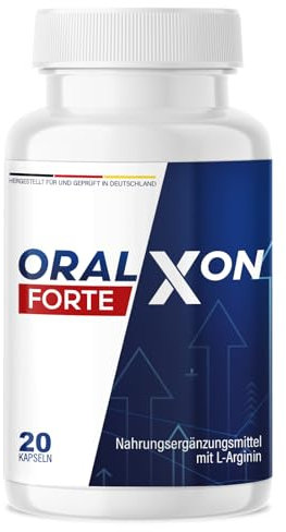 Oralxon Kapseln für den Mann – Hochdosiert – Natürliche Formel mit Maca & L-Arginin – Extra stark für Männer Sofortwirkung - Unterstützung für Herren ohne künstliche Zusätze, 20 Kapseln