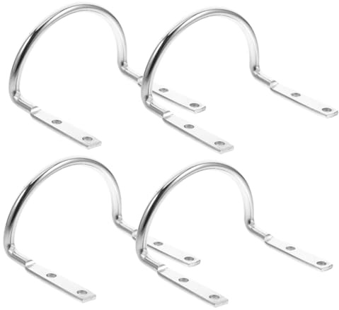 HEALSOPTHY Hammer Holder Loop Hooks U-Shaped Hammer Hook Wall Mount Tool Holder for Garage Garden and Workshop Storage Space Saving Bracket Design 4 Pack